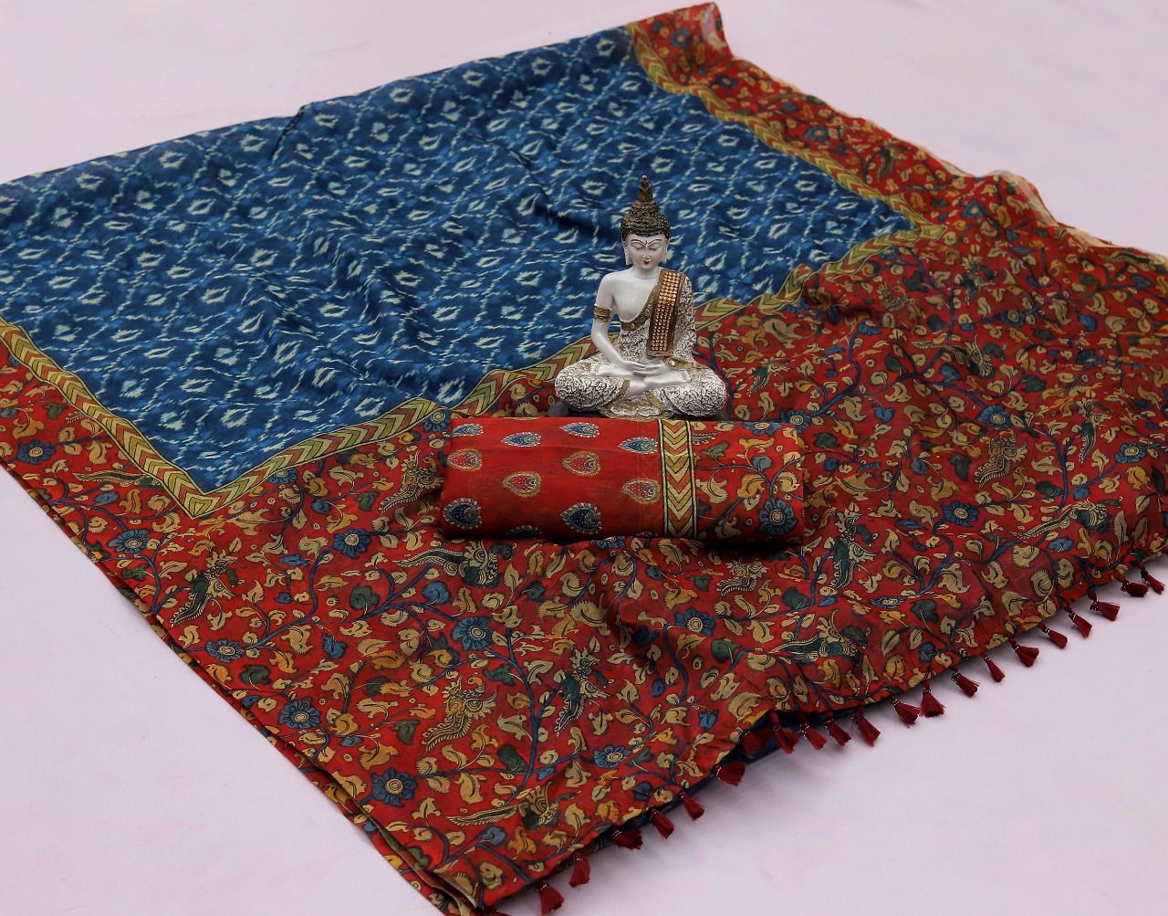 Ethnic Chanderi Kalamkari Elegance